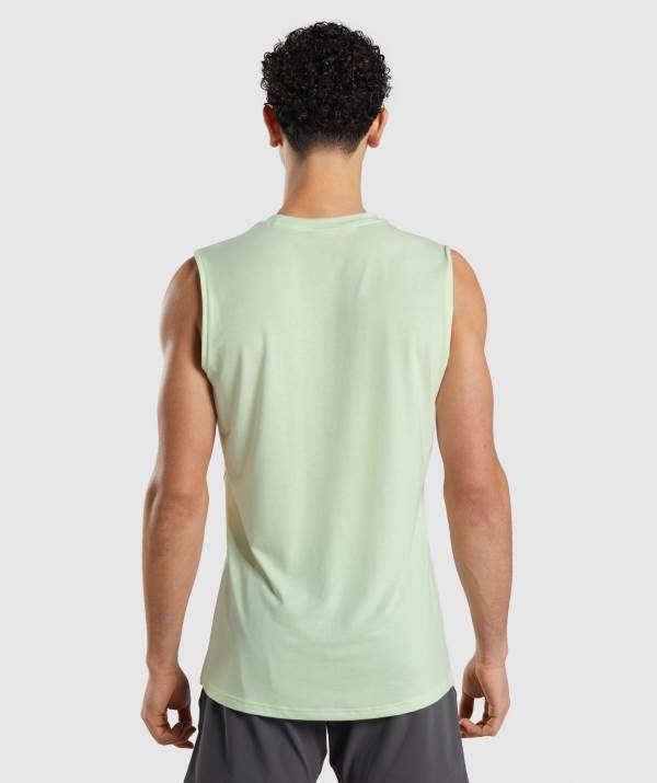 Panske Tielko Gymshark Studio Amplify Hnede Zelene | BV6480957